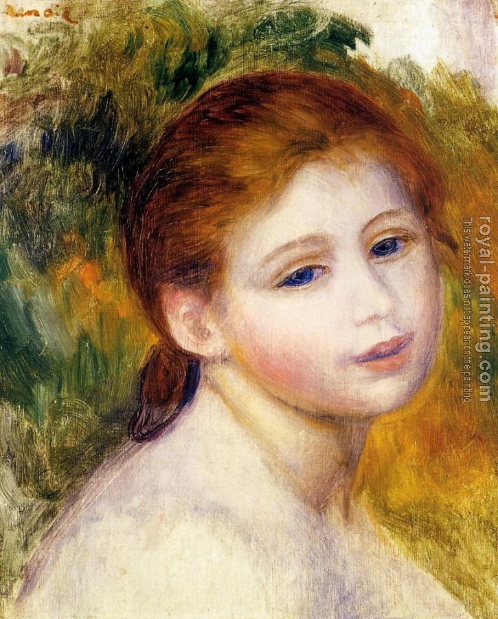 Pierre Auguste Renoir : Head of a Woman II Pierre Auguste Renoir : Head of a Woman II